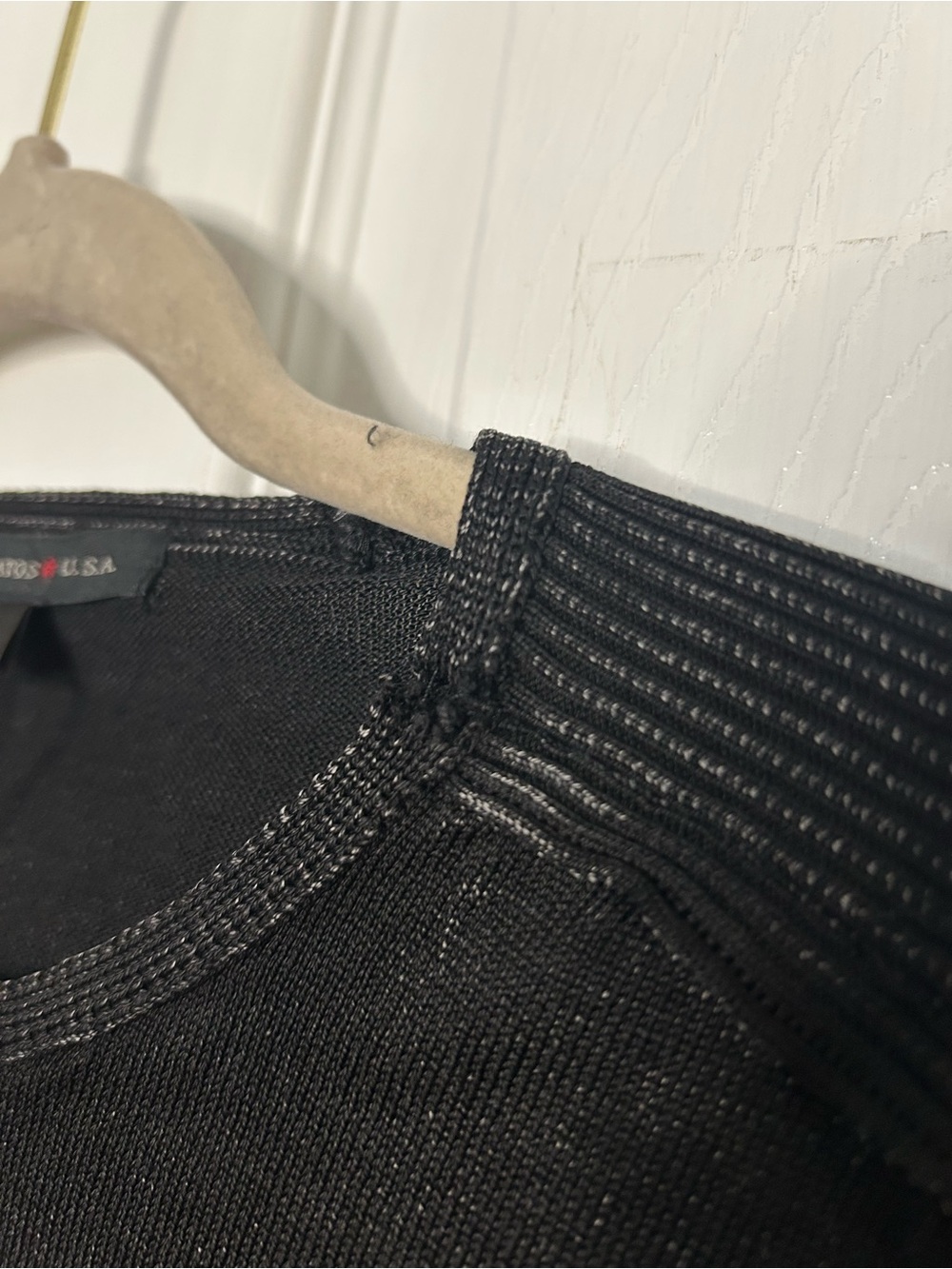 John Varvatos Flawed Walter Long Sleeve Acid Wash Crewneck T-Shirt - Picture 10 of 15